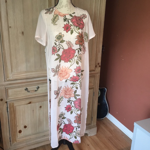 *SOLD* 🎉HP!🎉NWT Vince Camuto Boho Sheer Dress - Picture 4 of 8